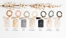 Load image into Gallery viewer, Leopard Beaded Key Ring Wallet Bracelet