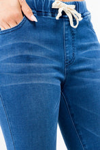 Load image into Gallery viewer, BANDED HIGH WAIST SKINNY JEANS
