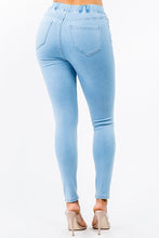 Load image into Gallery viewer, BANDED HIGH WAIST SKINNY JEANS
