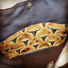 Load image into Gallery viewer, Montana Leather Hobo Handbag in Brown Steerhead