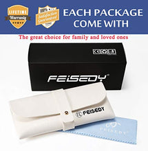 Load image into Gallery viewer, FEISEDY Classic Polarized Women Sunglasses Sparkling Composite Frame B2289