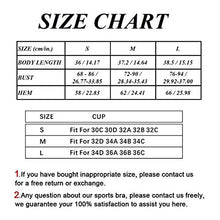 Load image into Gallery viewer, Lemedy Women Padded Sports Bra Fitness Workout Running Shirts Yoga Tank Top
