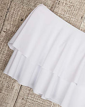 Load image into Gallery viewer, Tempt Me Women Two Piece Swimsuit High Waisted Ruffled Flounce Bikini White S