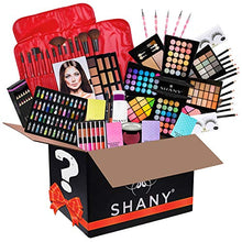 Load image into Gallery viewer, SHANY Gift Surprise - AMAZON EXCLUSIVE - All in One Makeup Bundle - Includes Pro Makeup Brush Set, Eyeshadow Palette,Makeup Set or Lipgloss Set