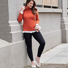 Load image into Gallery viewer, Shapermint High Waisted Leggings for Women - Tummy Control and Full Body Shaping Large Black