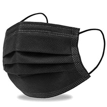 Load image into Gallery viewer, Modenna Disposable Face Mask Black 50Pcs