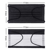 Load image into Gallery viewer, Modenna Disposable Face Mask Black 50Pcs