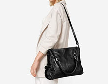 Load image into Gallery viewer, Women's Genuine Leather Shoulder Tote Crossbody Handbag