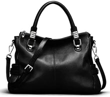 Load image into Gallery viewer, Women's Genuine Leather Shoulder Tote Crossbody Handbag