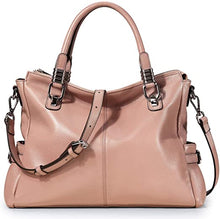 Load image into Gallery viewer, Women's Genuine Leather Shoulder Tote Crossbody Handbag