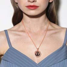 Load image into Gallery viewer, Rose Gold Mini Angel Wings DIffuser Necklace