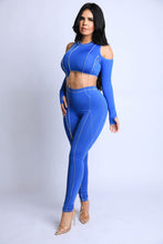 Load image into Gallery viewer, Reverse Cover Stitched 2PC Top and Bottom Set