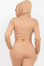 Load image into Gallery viewer, Zip-up Corset Hoodie & Jogger Pants Set