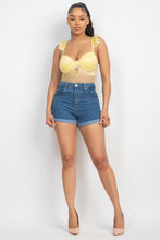 Load image into Gallery viewer, Sweetheart Cut-out Cami Ruffled Bodysuit