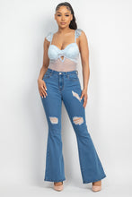 Load image into Gallery viewer, Sweetheart Cut-out Cami Ruffled Bodysuit