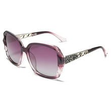 Load image into Gallery viewer, Pop Sassy Polarized Women's Square Sunglasses Sparkling Composite Shiny Frame