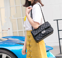 Load image into Gallery viewer, Women's Classic Quilted Double Flap Shoulder Crossbody Leather Bag