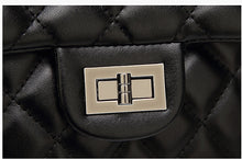 Load image into Gallery viewer, Women's Classic Quilted Double Flap Shoulder Crossbody Leather Bag