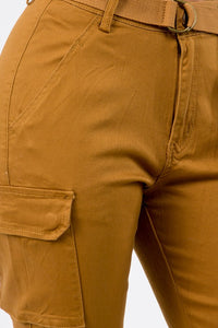 JOGGER PANTS WITH POACKETS AND BELT