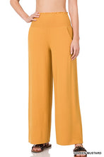 Load image into Gallery viewer, SMOCKED WAISTBAND LOUNGE PANTS
