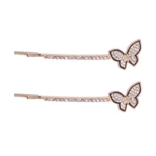 Load image into Gallery viewer, BUTTERFLY RHINESTONE HAIR PIN
