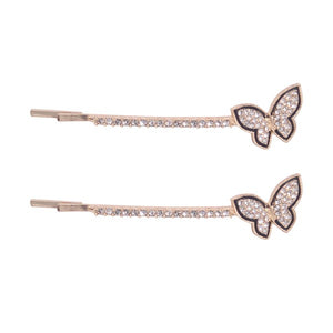 BUTTERFLY RHINESTONE HAIR PIN