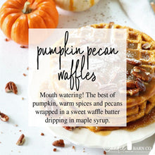 Load image into Gallery viewer, Pumpkin Pecan Waffles 8oz Mason Pure Soy Candle
