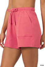 Load image into Gallery viewer, COTTON DRAWSTRING WAIST SHORTS
