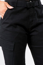 Load image into Gallery viewer, PLUS SIZE HIGH WAIST BOYFRIEND FIT CARGO SHORTS
