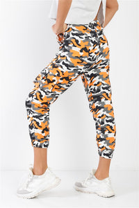 High Waist Cargo Jogger Pants