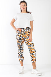 High Waist Cargo Jogger Pants