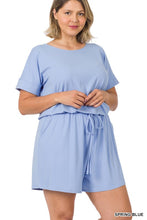 Load image into Gallery viewer, PLUS BRUSHED DTY ROMPER WITH POCKETS
