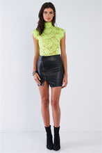 Load image into Gallery viewer, Lace Collared Short Sleeve Bodysuit
