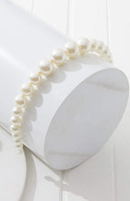 Load image into Gallery viewer, Pearl Beaded Crown Headband
