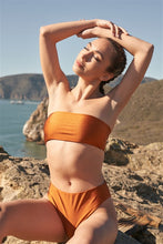 Load image into Gallery viewer, Bandeau Top &amp; Bottom 2 Piece Bikini
