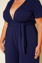 Load image into Gallery viewer, Plus Size Side Slit Jumpsuit
