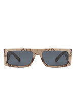 Load image into Gallery viewer, Rectangle Retro Narrow Slim Flat Lens Sunglasses
