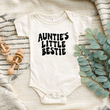 Load image into Gallery viewer, Auntie&#39;s Little Bestie Baby Onesie
