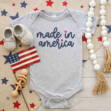 Load image into Gallery viewer, Made In America Stars Baby Onesie
