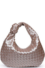 Load image into Gallery viewer, Woven Leather Hobo Bag
