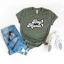 Load image into Gallery viewer, Retro Boy Mama Short Sleeve Graphic Tee

