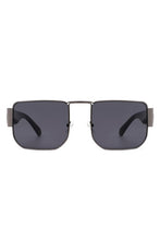 Load image into Gallery viewer, Square Retro Flat Top Vintage Fashion Sunglasses

