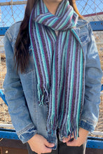 Load image into Gallery viewer, Striped Multi Color Fashion Scarf
