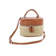 Load image into Gallery viewer, PU LEATHER BUCKET CORSSBODY BAG
