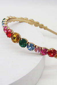 Linked Gemstone Headband