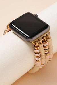 Rubber Beaded Layered iWatch Band Small