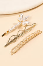 Load image into Gallery viewer, Pearl Metal Three Set Of Bobby Pins
