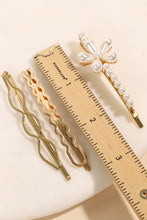 Load image into Gallery viewer, Pearl Metal Three Set Of Bobby Pins
