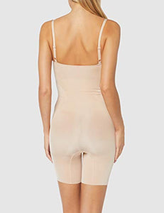 SPANX Oncore Mid-Thigh Bodysuit Soft Nude MD