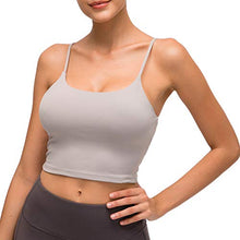 Load image into Gallery viewer, Lemedy Women Padded Sports Bra Fitness Workout Running Shirts Yoga Tank Top
